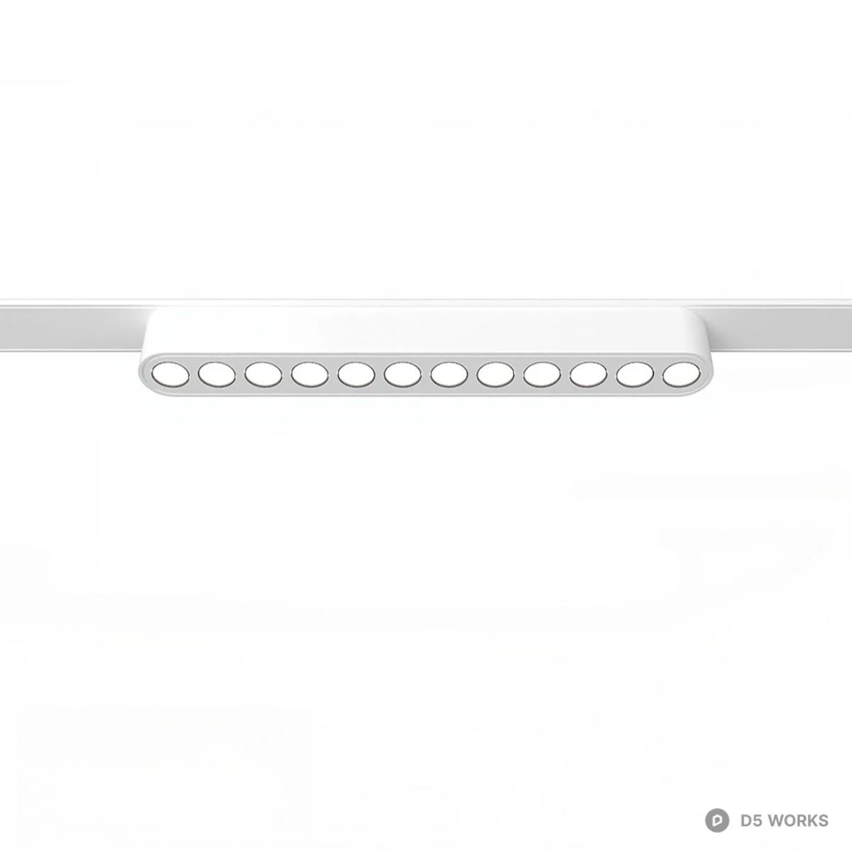 Minimalist Linear Grid Light 3d model - Image 1
