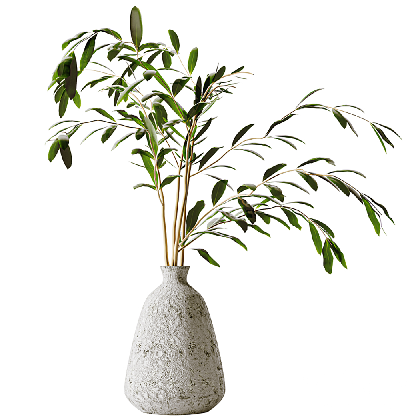 Mid-Century Modern Floral Arrangement