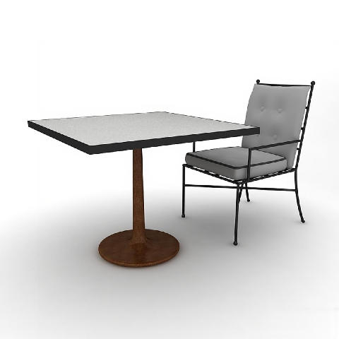 Modern Outdoor Table & Chairs Set