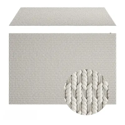 Textured Rope Weave Rug 3d model