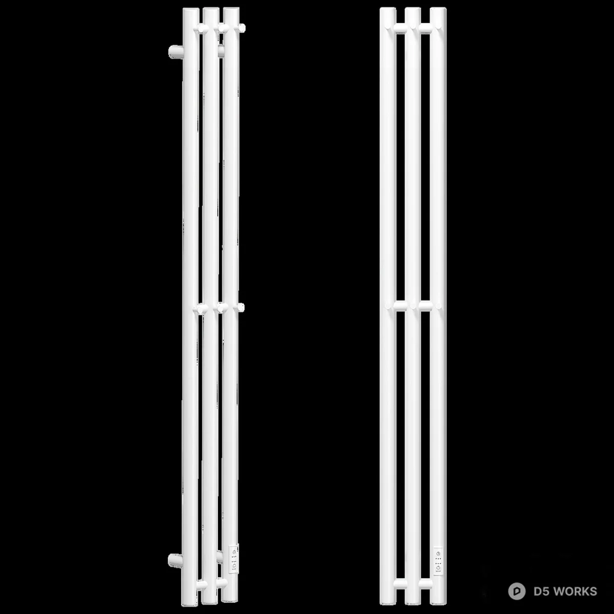Minimalist Towel Rack 3d model thumbnail 2