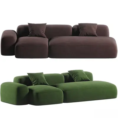 Postmodern Three-seater Sofa