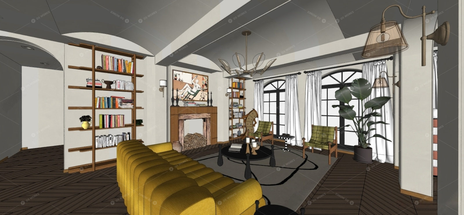 Living & Dining Rooms 3D Models 2