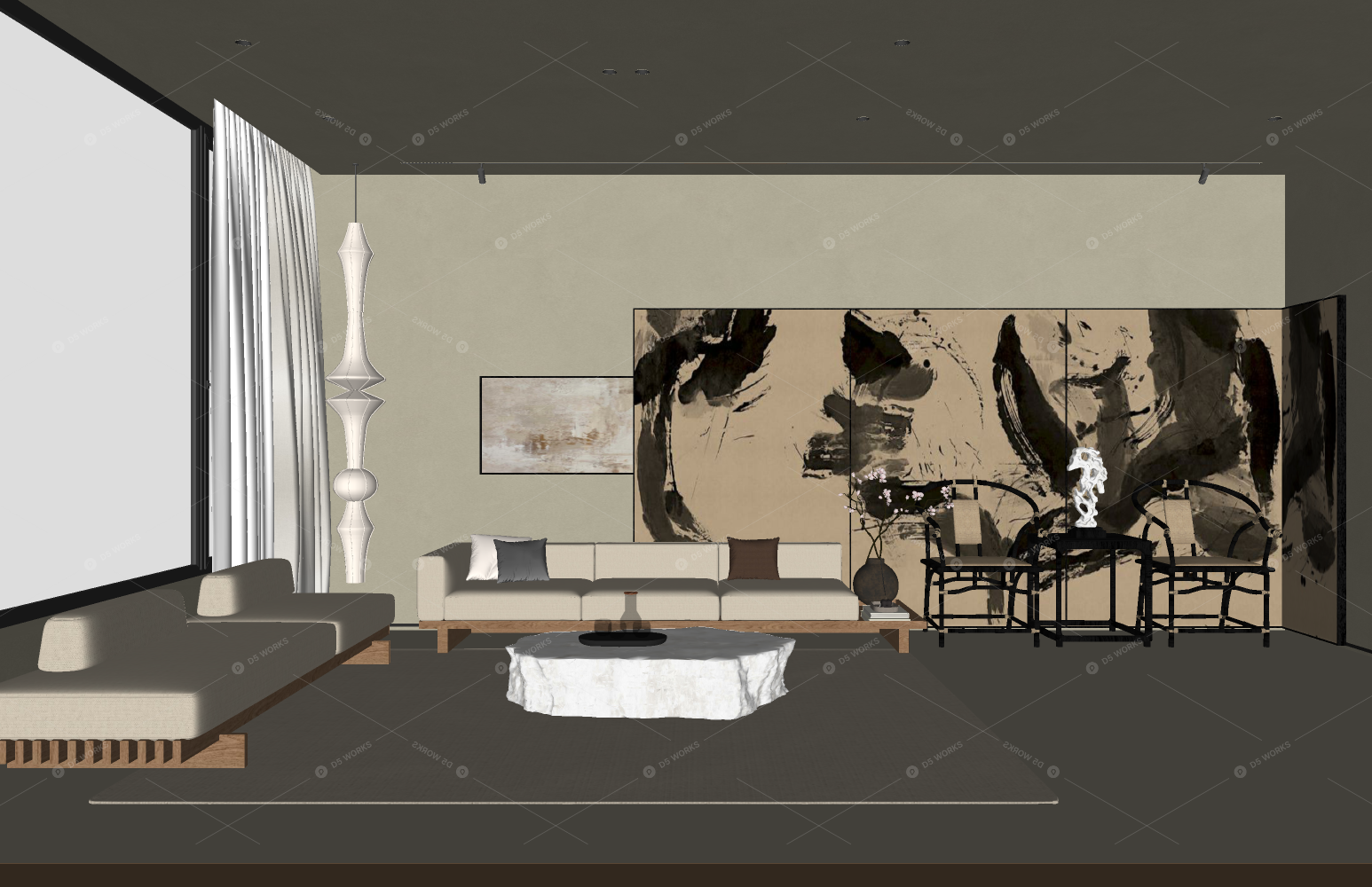 Living Rooms 3D Models 2