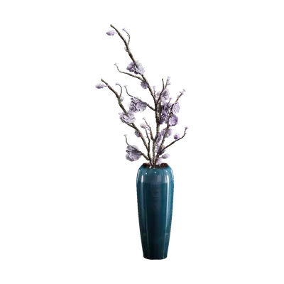 New Chinese Floral 01 3d model