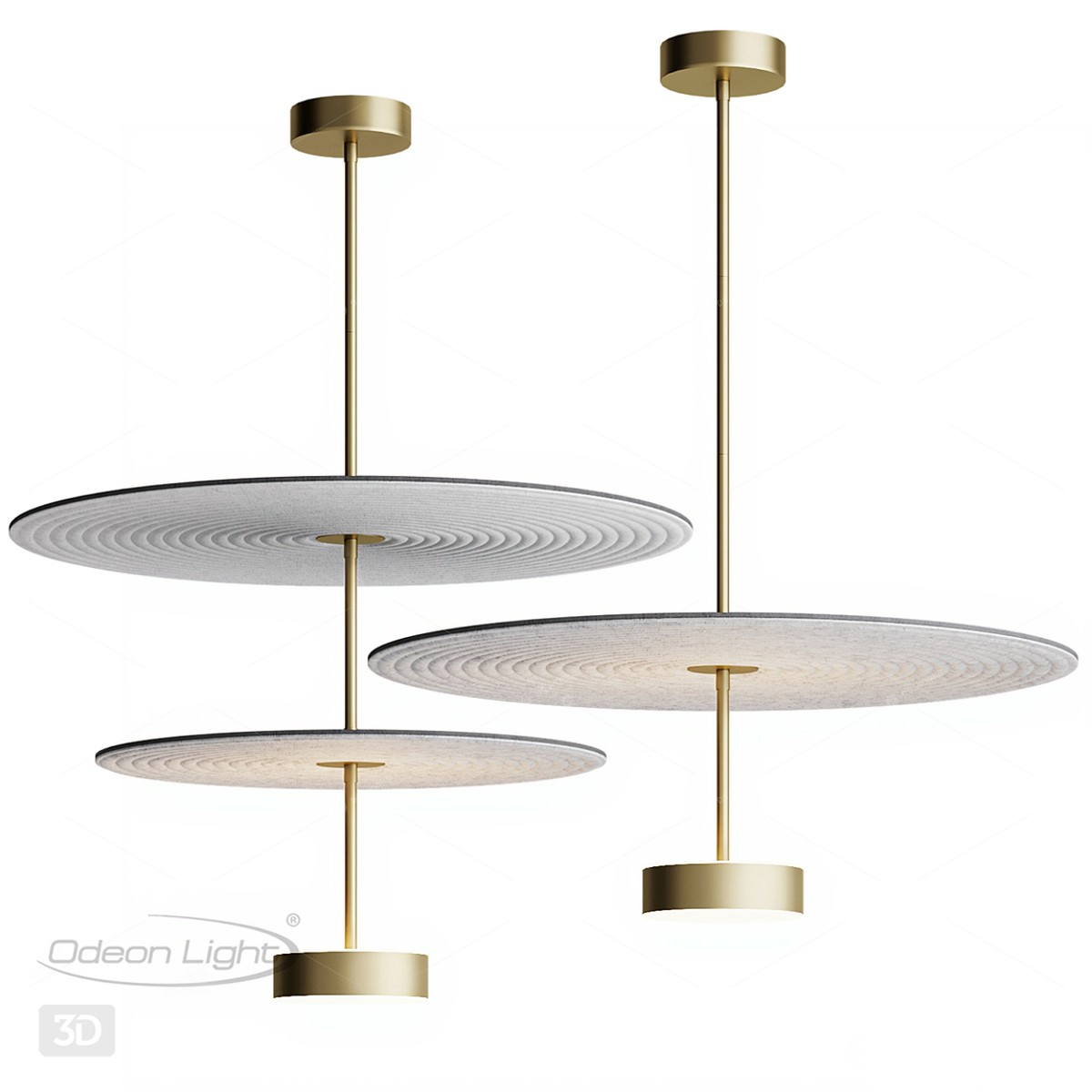 Flush Mount Lights 3D Models