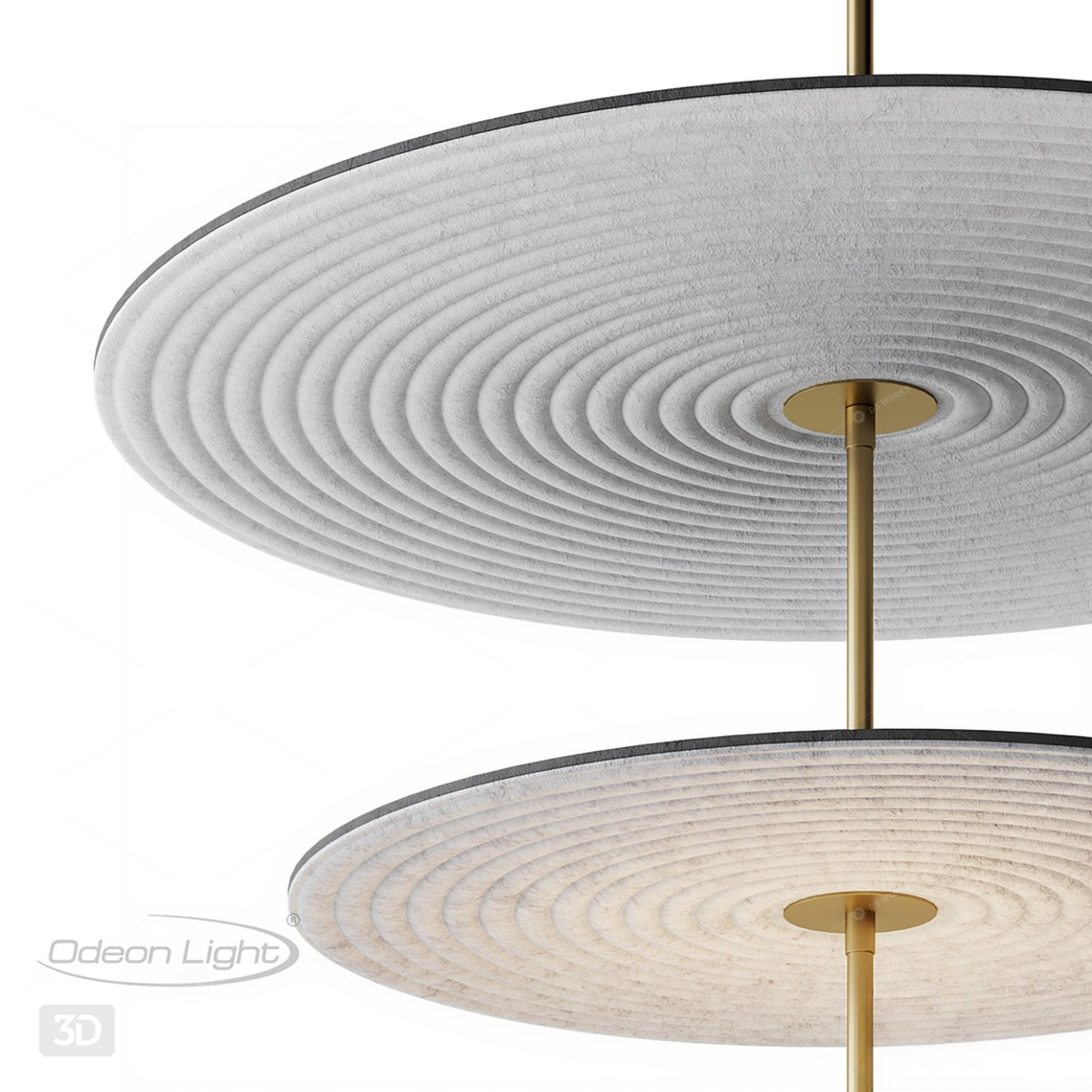 Flush Mount Lights 3D Models 4