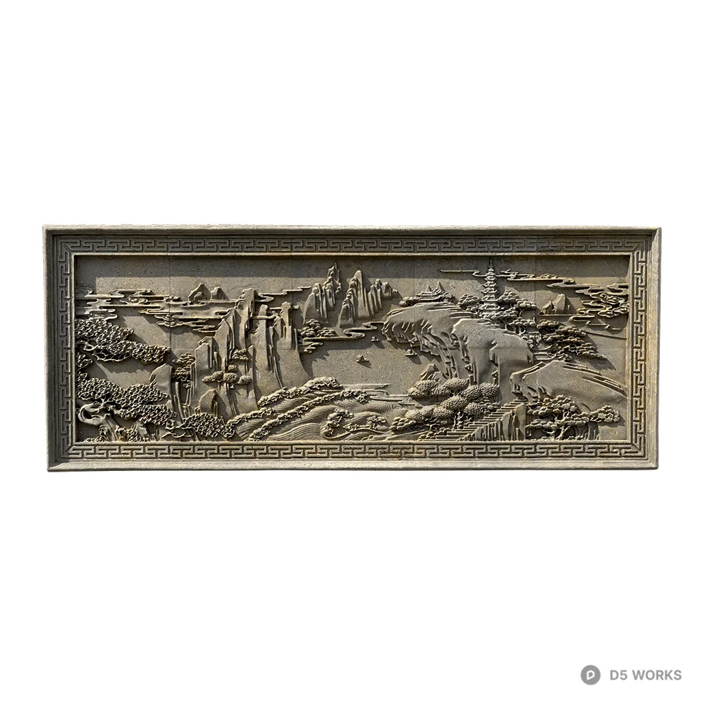 Landscape Relief 3d model - Image 1