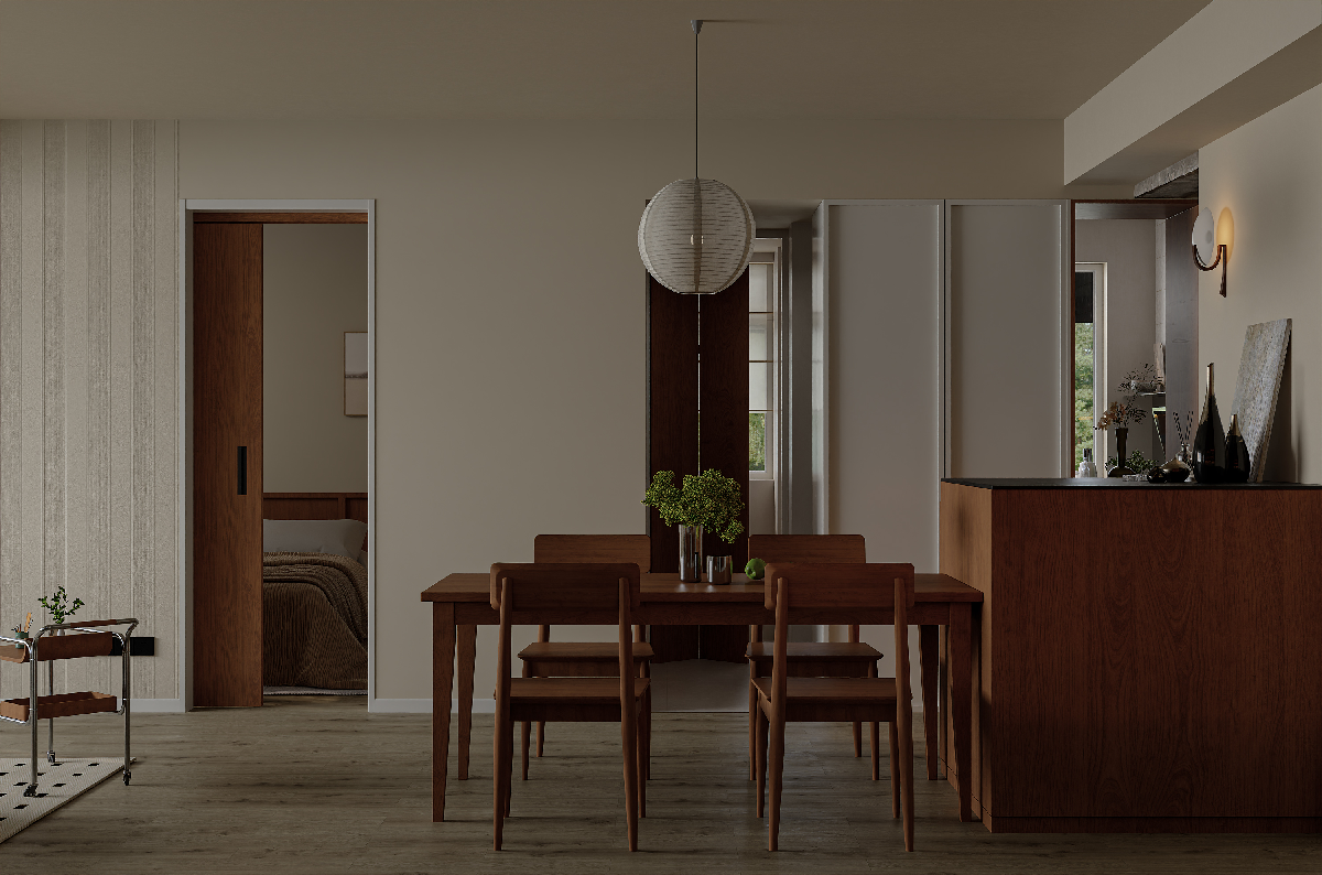Vintage Modern Dining Room (Home) 