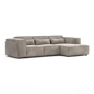 Modern Minimalist Sectional Sofa 3d model