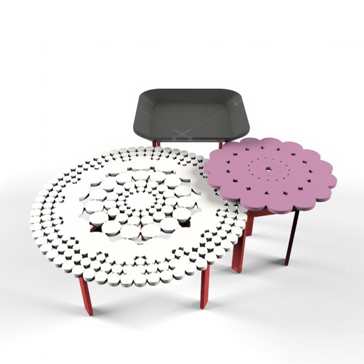 Tables/Side Tables 3D Models 2