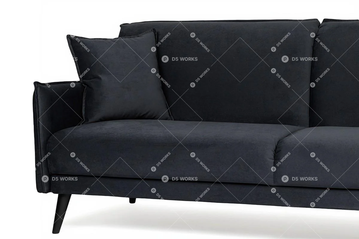 Three-seater Sofa 3d model thumbnail 2