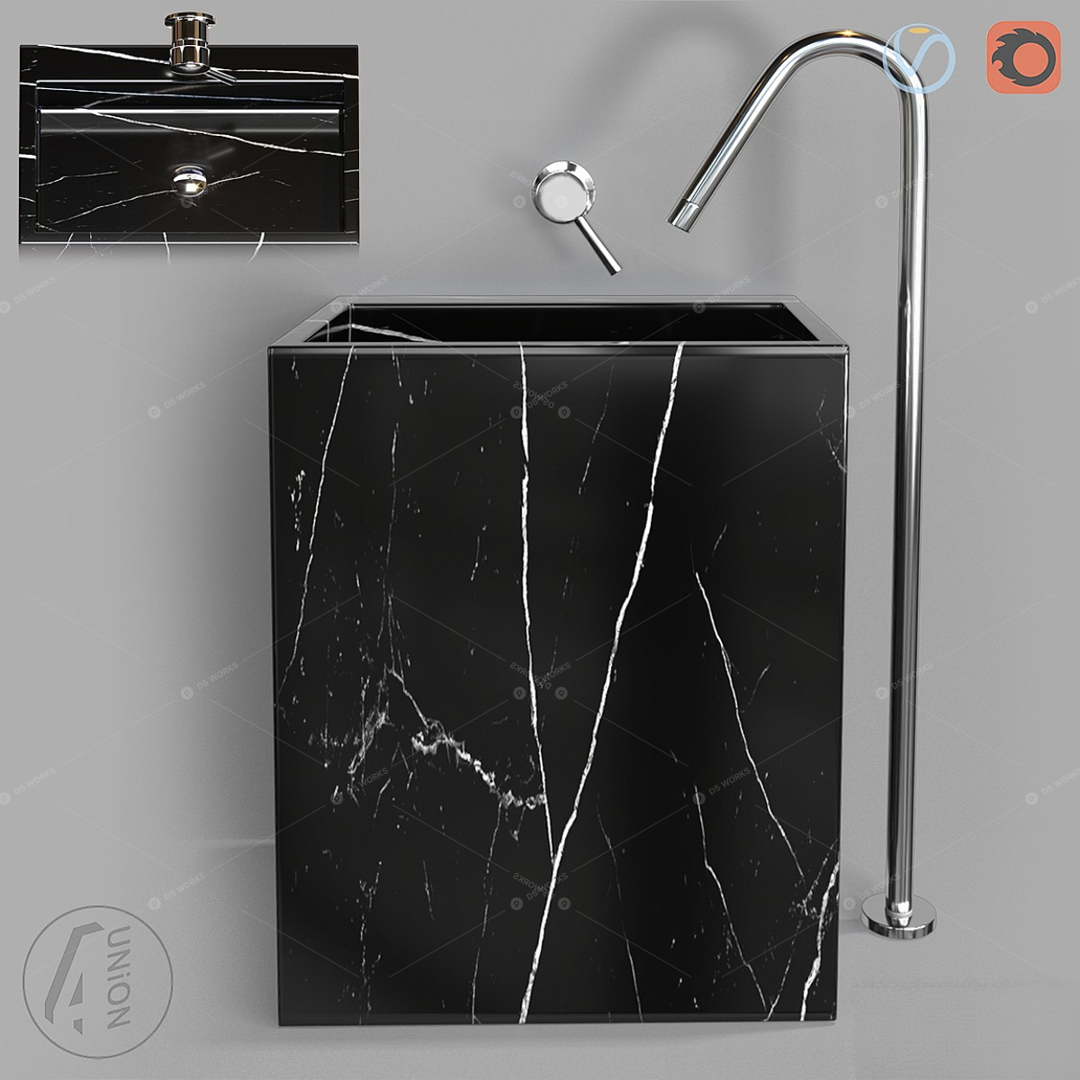 Wash Basins 3D Models