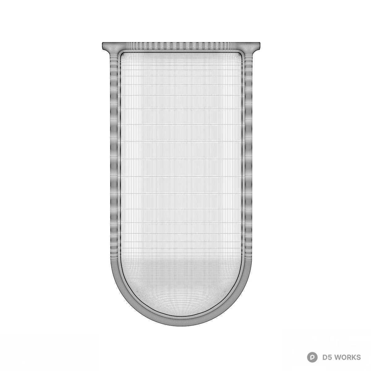 Arched Frame Mirror 3d model thumbnail 2