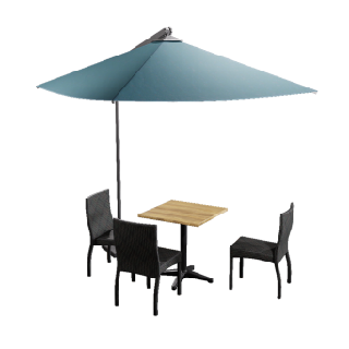 Outdoor Table & Chairs Set Outdoor dining set 03