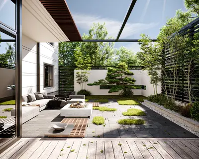 Residential Courtyard