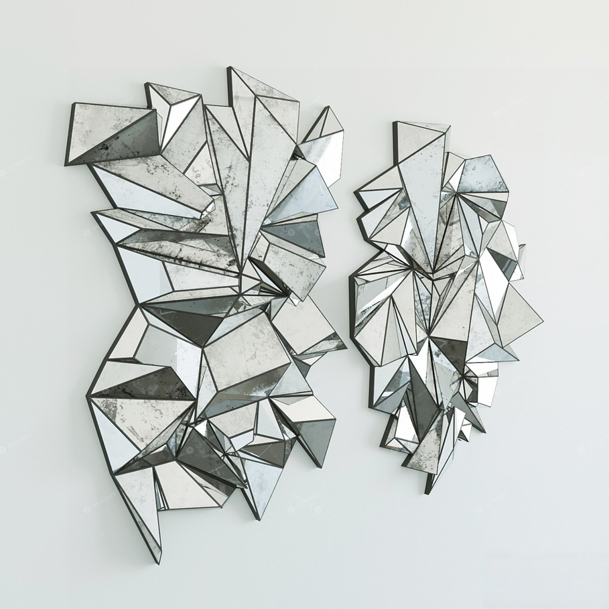 Decorative Mirrors 3D Models 2