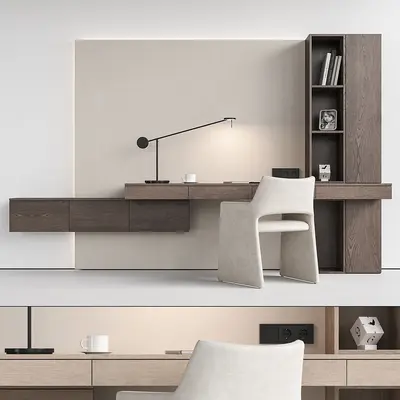 Modern Desk & Chair Set