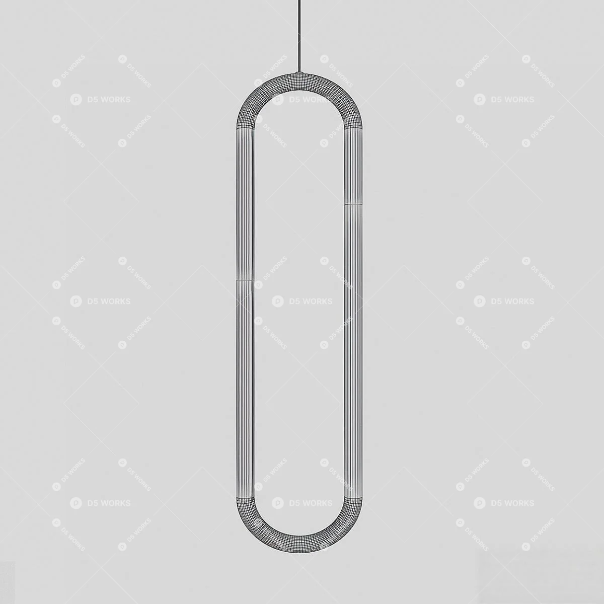 Modern Pendant Light 3d model thumbnail 2