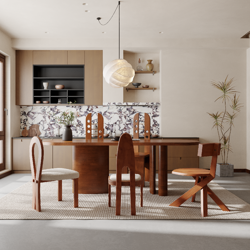Mid-Century Modern Dining Room (Home)