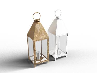 Retro Candle & Holder