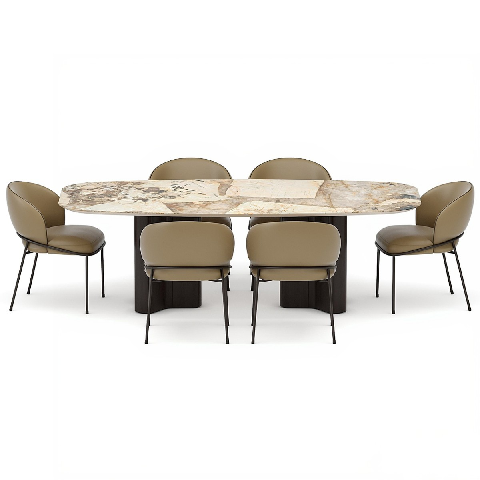 Modern Dining Table & Chairs Set