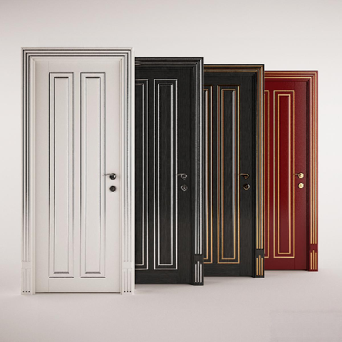 Modern Door Set 