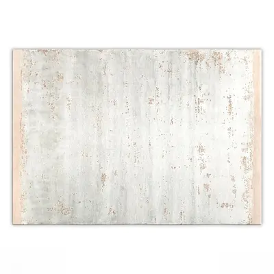 Distressed White Textured Rug 3d model