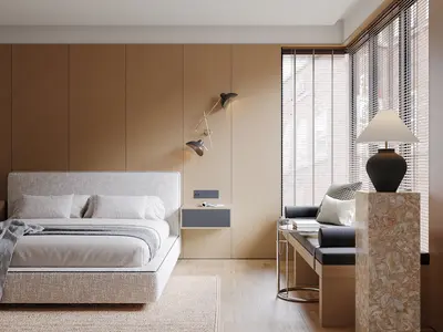 Modern Home Bedroom 3d model