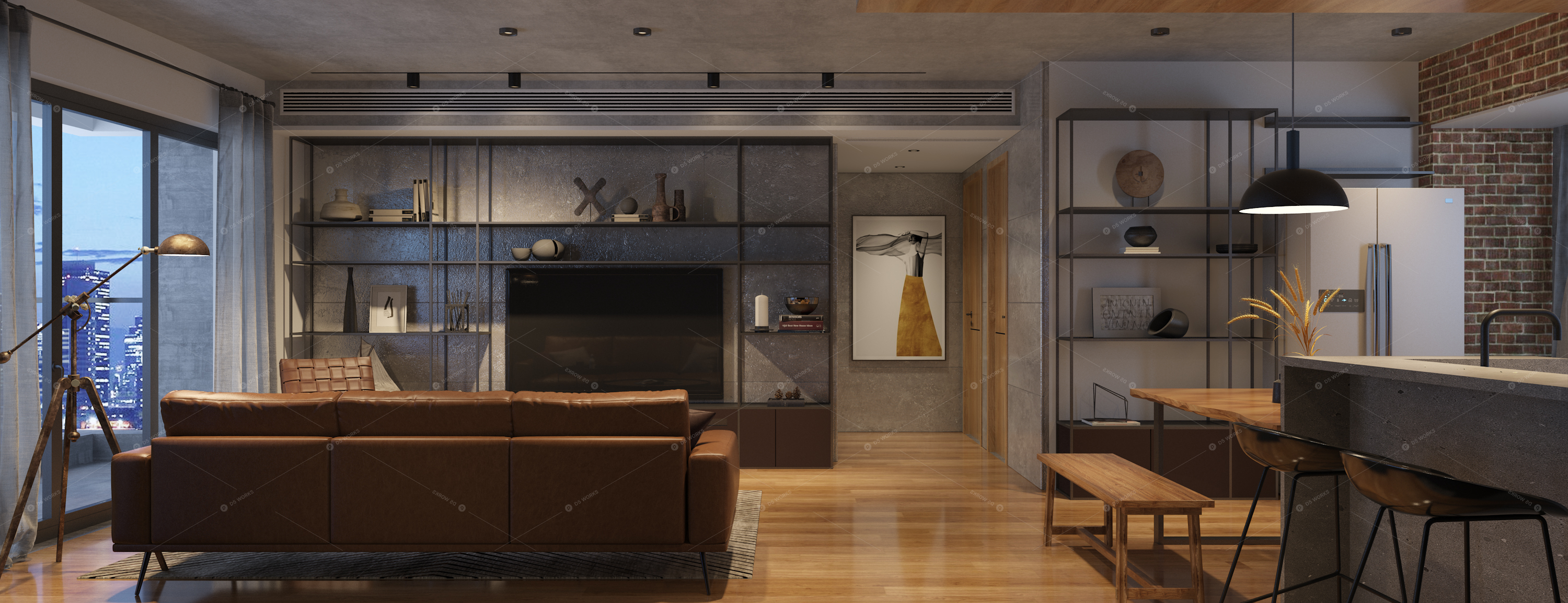 Living & Dining Rooms 3D Models 3