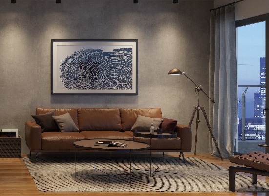 Modern Living & Dining Room