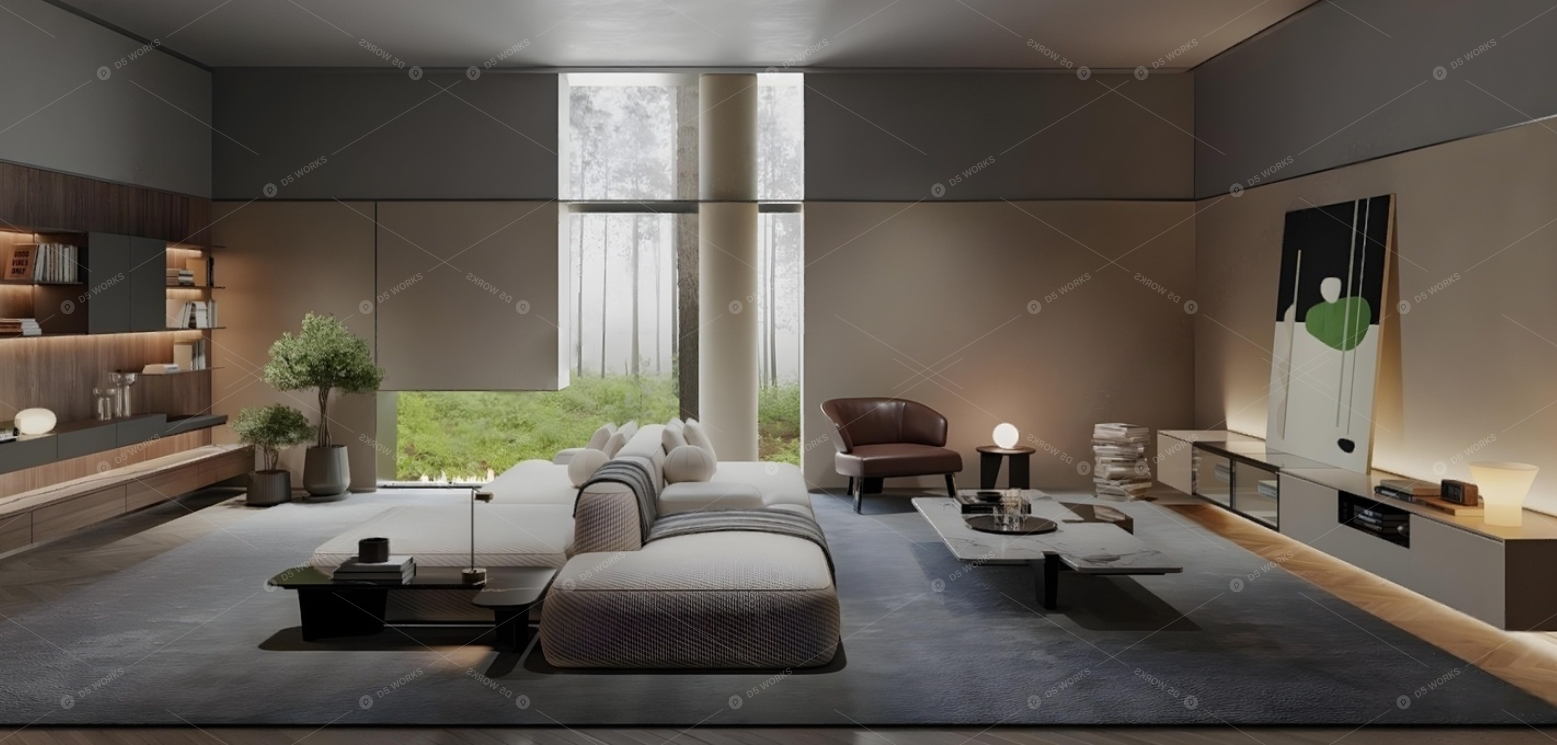 Living Rooms 3D Models