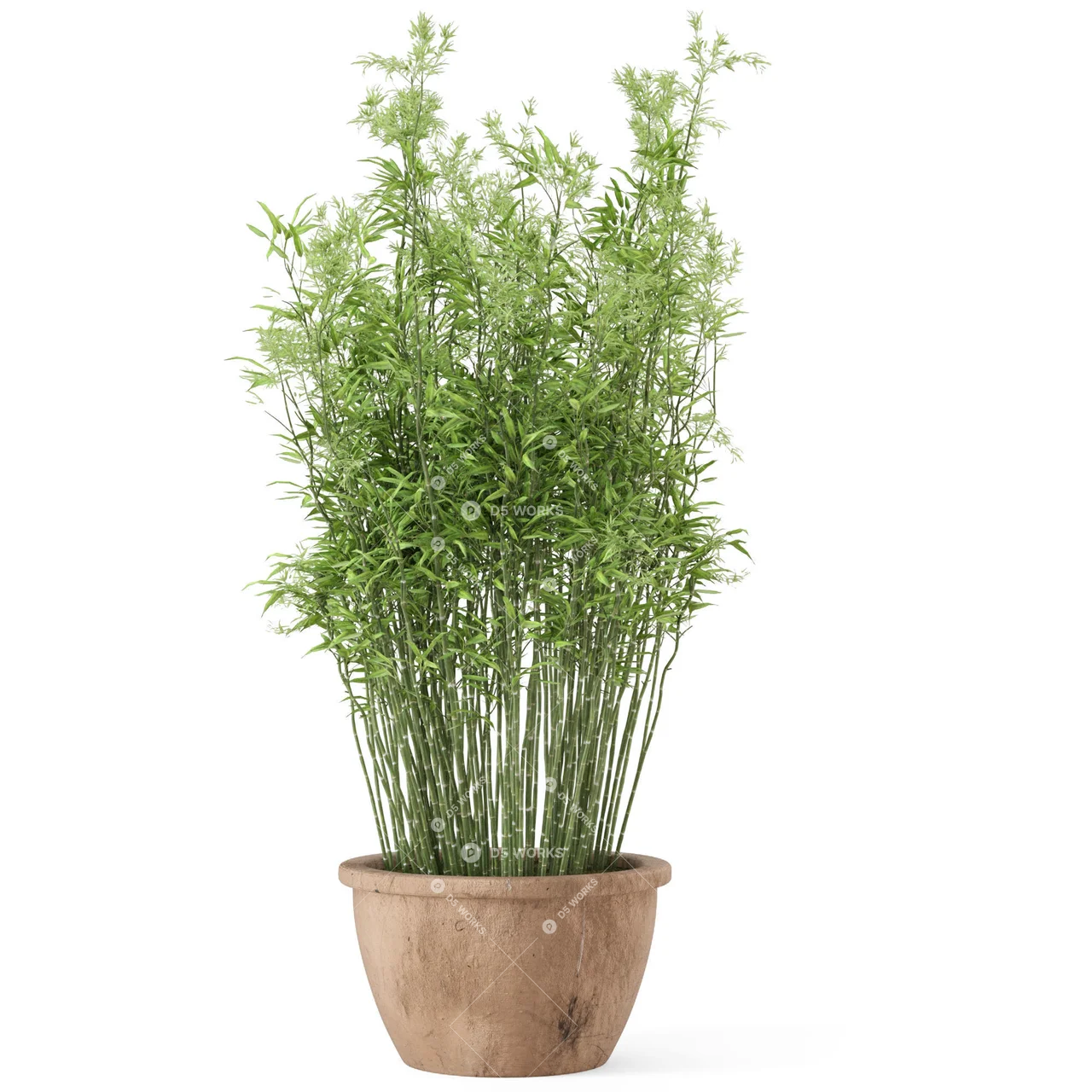 Potted Plant 3d model thumbnail 2