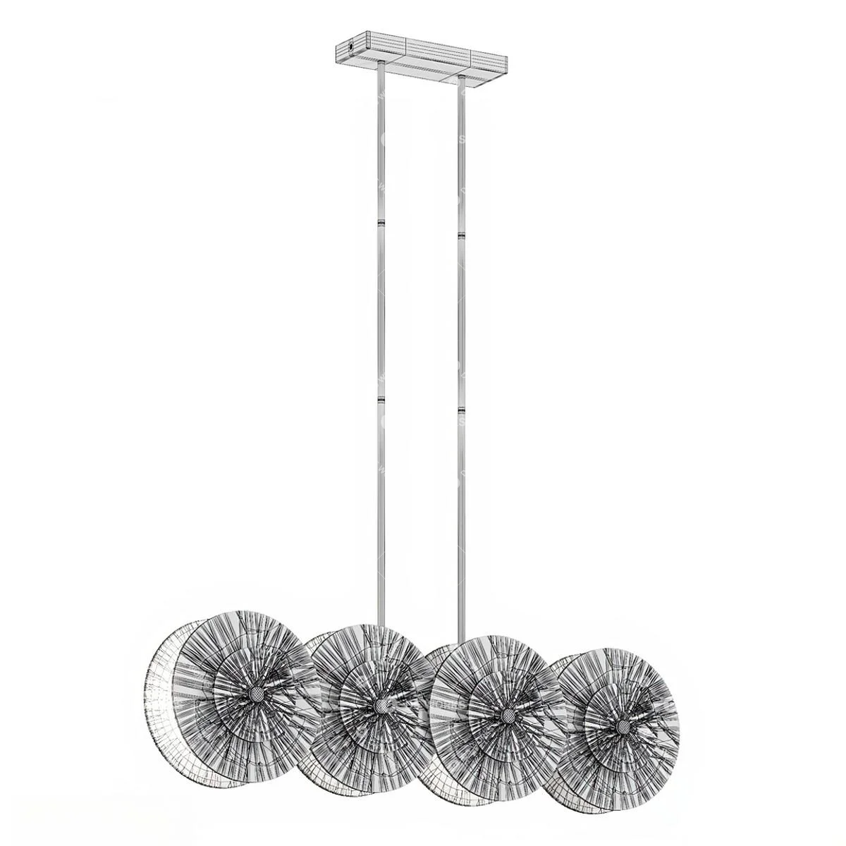 Quiet Luxury Pendant Light 3d model thumbnail 3