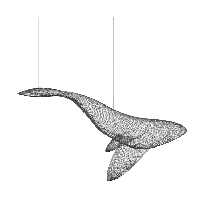 New Chinese Whale Blossom Art Installation 