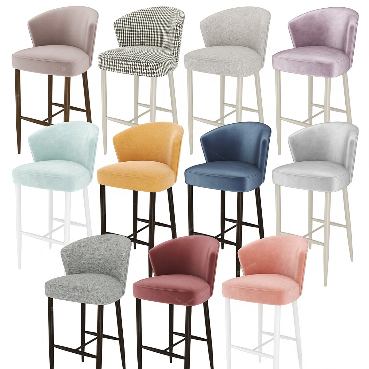 Chairs 3D Models 4
