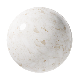 Terrazzo Yellow patterned terrazzo