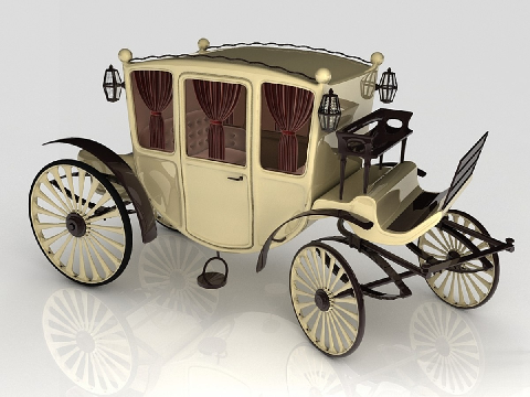 Modern Horse-Drawn Carriage