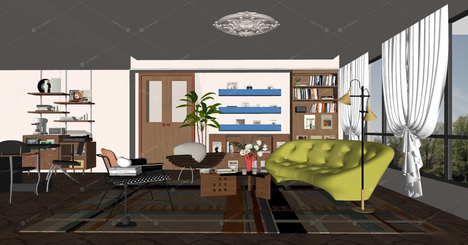 Living & Dining Rooms 3D Models 2
