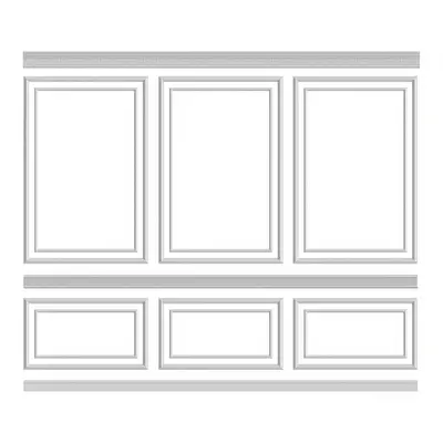 Classic Panel Molding 3d model