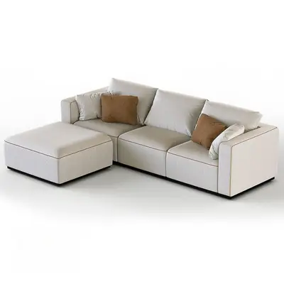 Modular Sectional Sofa With Chaise 3d model