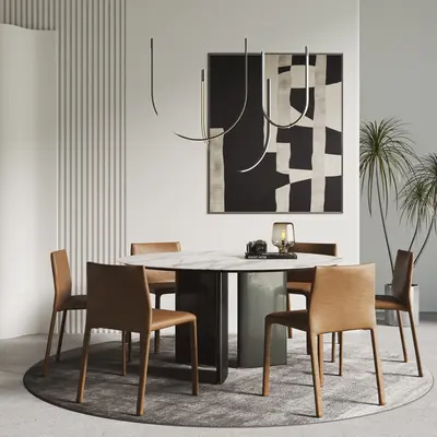 Modern Dining Table & Chairs Set