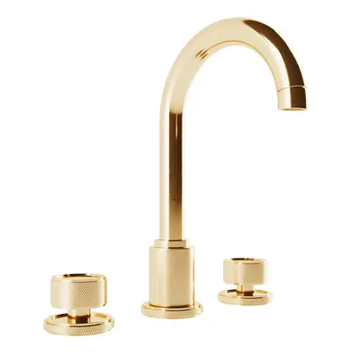 Gold Finish Faucet Set 3d model